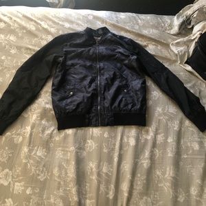 Dark blue Camo Bomber jacket (M)